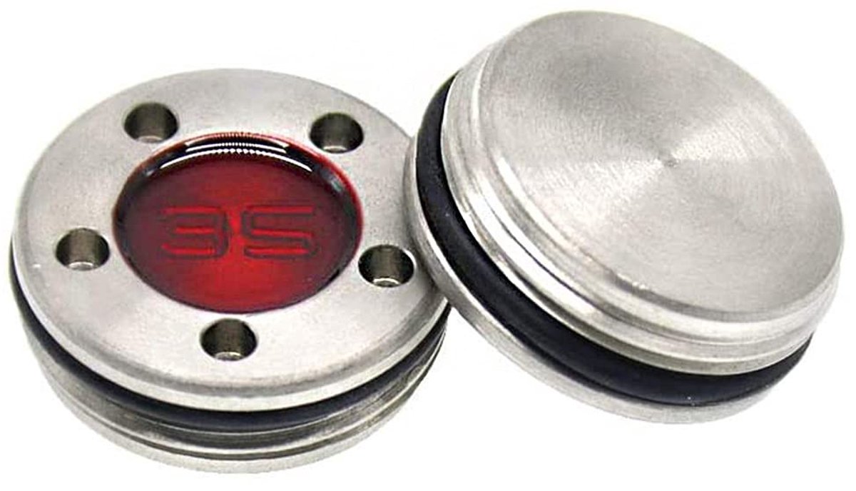 Dailygoods- Puttergewichten 35g - 2 Stuks - Hoogwaardige Metalen Gewichten - Rubberen Ringen - Slijtvast - Vochtbestendig - Golfgewichten