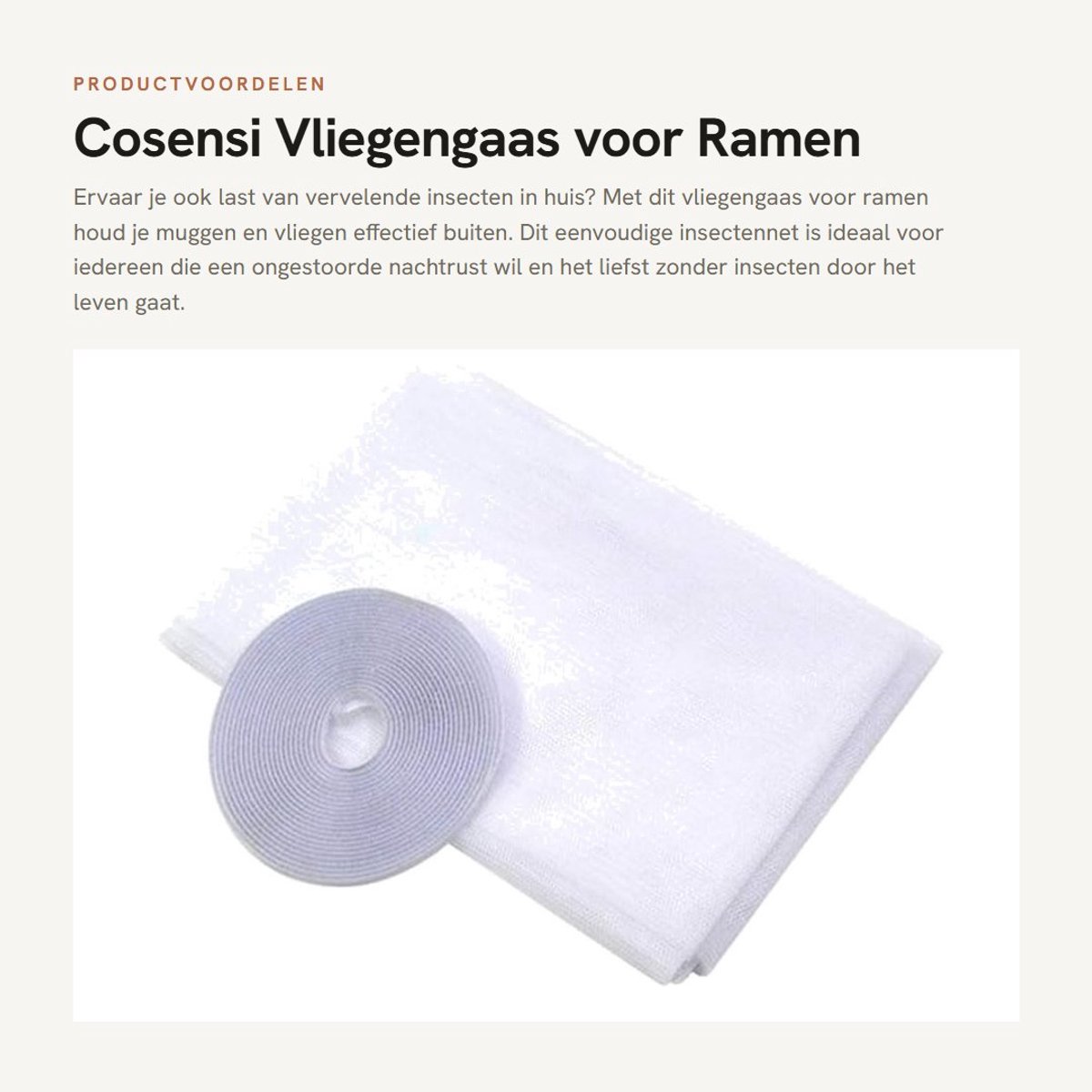 Dailygoods- Vliegengaas Eenvoudig te Installeren - Insectengaas - Muggengaas - Vliegendeur - Raamscherm - 130cm x 150cm - Muggenscherm