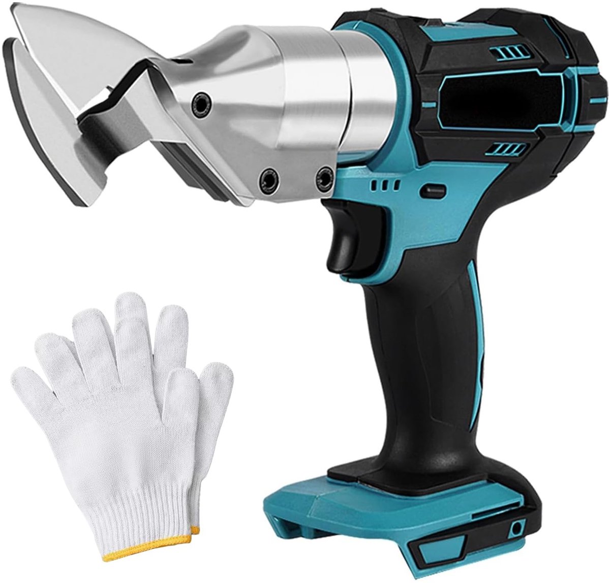 Dailygoods - Draadloze Elektrische Blikschaar met 360° Draaikop