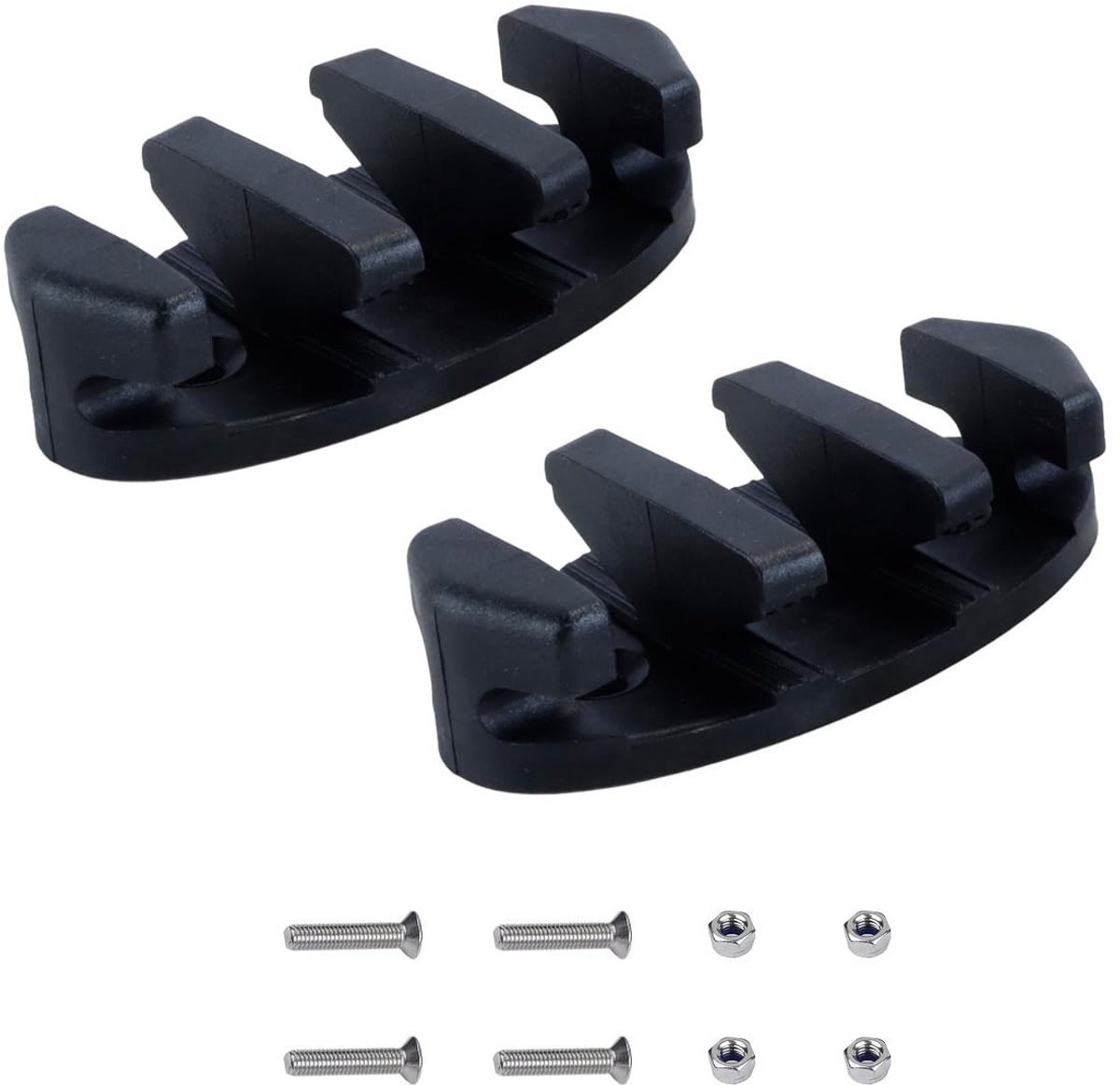 Dailygoods - 2 Sets Nylon Bootankerklemmen voor Kajaks en Boten