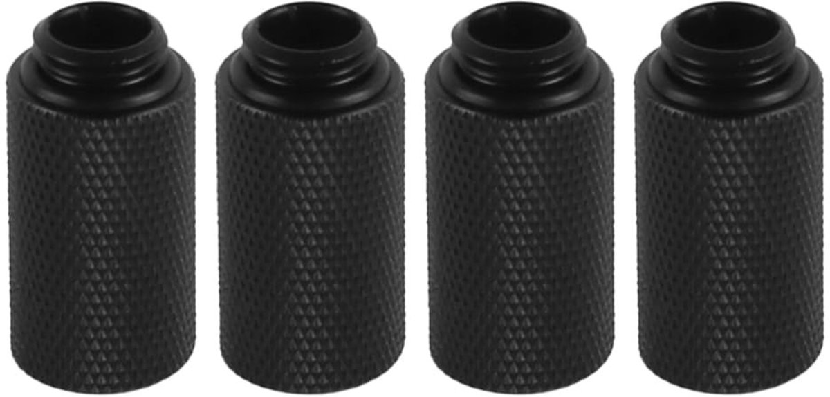 Dailygoods - 4 Stuks G1/4 Waterkoeling Verlengadapter Messing