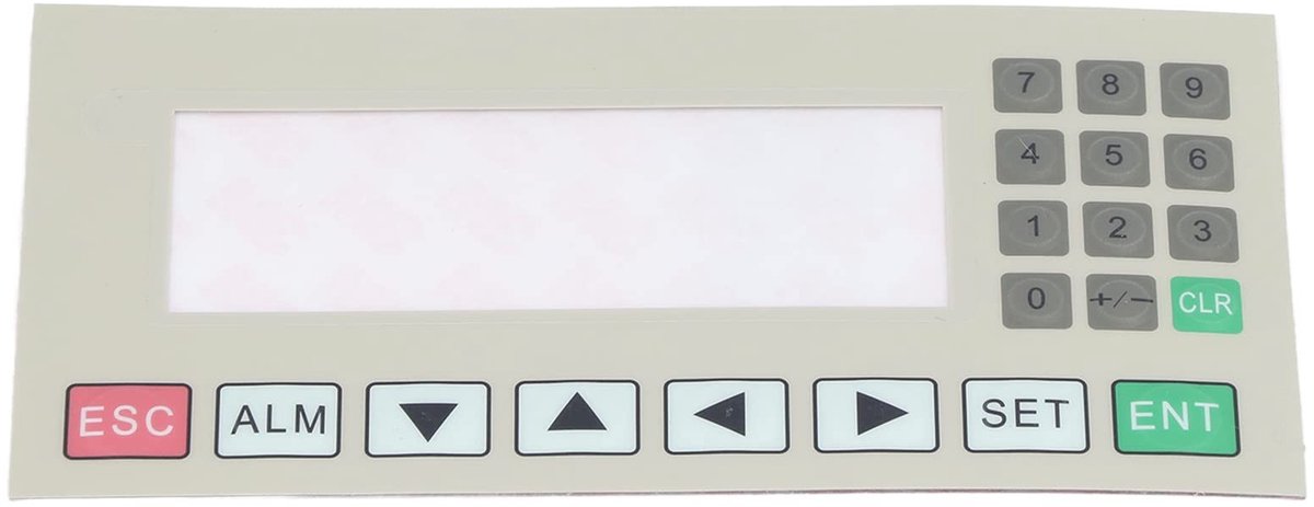 Dailygoods - Membraantoetsenbord met Transparante Plastic Folie