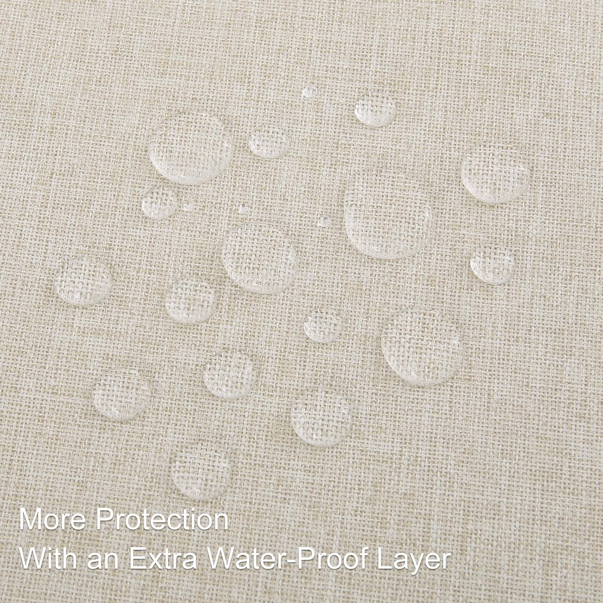Dailygoods- Tafelkleed Afwasbaar - Rechthoekig 140 x 300 cm - Linnenlook - Waterafstotend - Vlekbescherming - Hoogwaardig Polyester - Tafelzeil