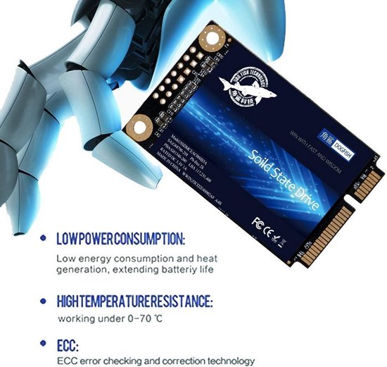 Interne SSD - Solid State Drive - Computer Opslag - Hoge Stabiliteit - 1TB - MSATA — afbeelding 4