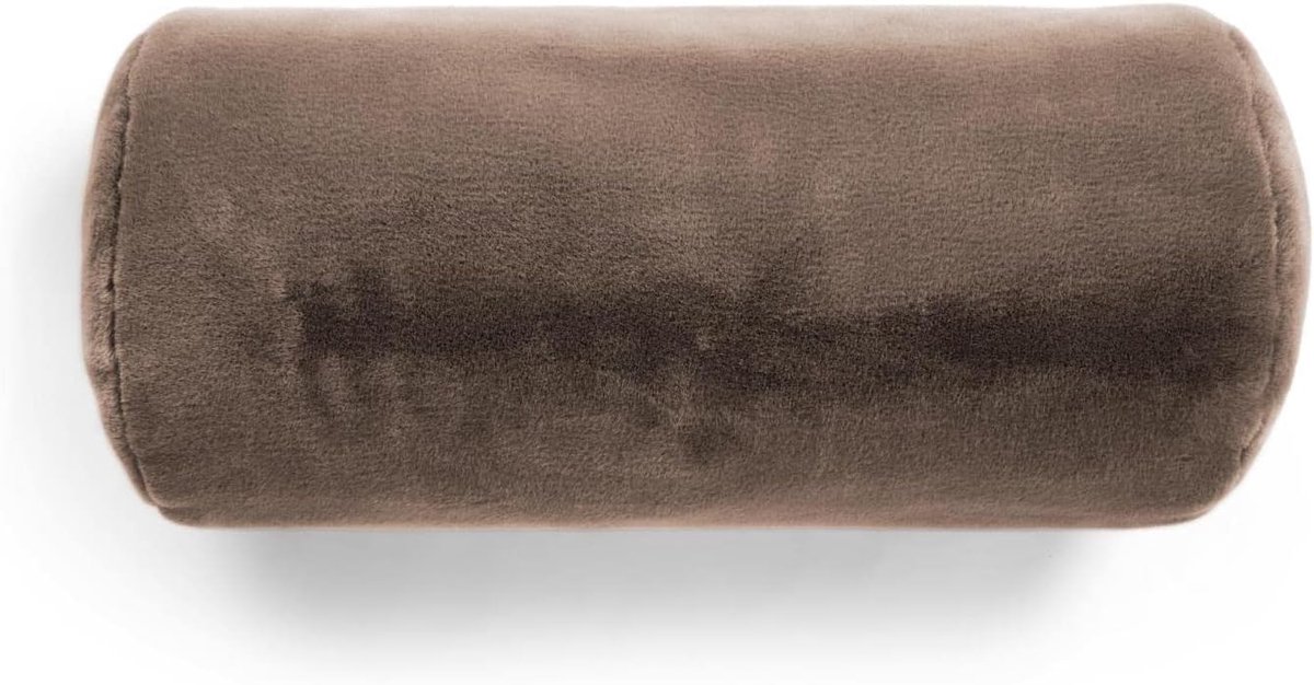 Rolkussen - Nekrol decoratie - Comfort creëren - Oeko-Tex gecertificeerd - 22x50 cm - Terra