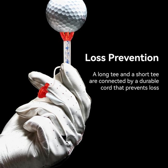 Dailygoods- Golf Tee - Magnetische Verbinding - Golftraining - Driving Range Tee - Schokbestendig - Duurzaam - 4 Stuks van Dailygoods — afbeelding 3