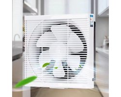 Afzuigventilator - Muurventilator - Afzuig Ventilator Badkamer - Stille Afzuigventilator - 6-inch - 25W Energiezuinig - Hoogrendementsventilatie - Wit