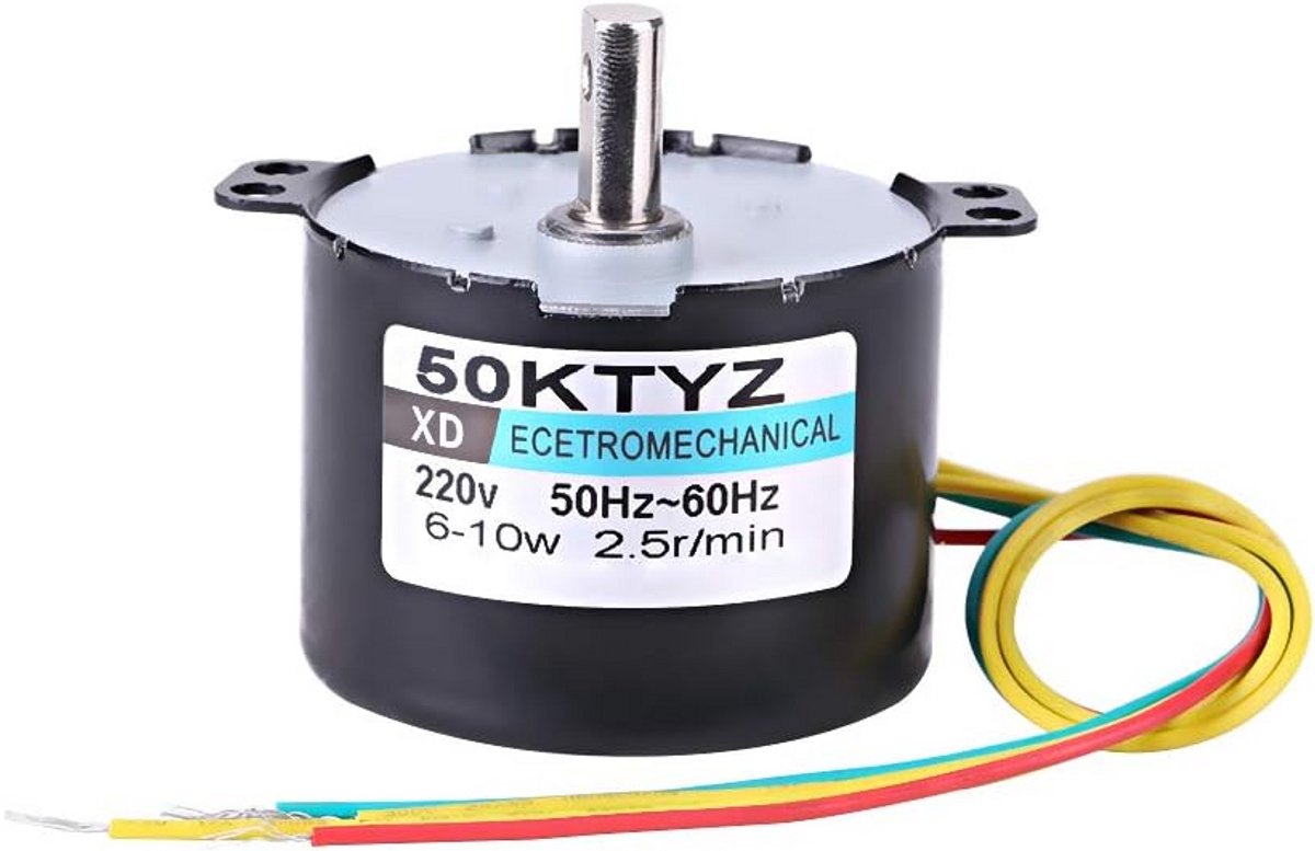 Elektrische Synchrone Motor - Lage Snelheid Motor - Apparaten Aandrijven - Hoog Koppel - 20 RPM - Rood