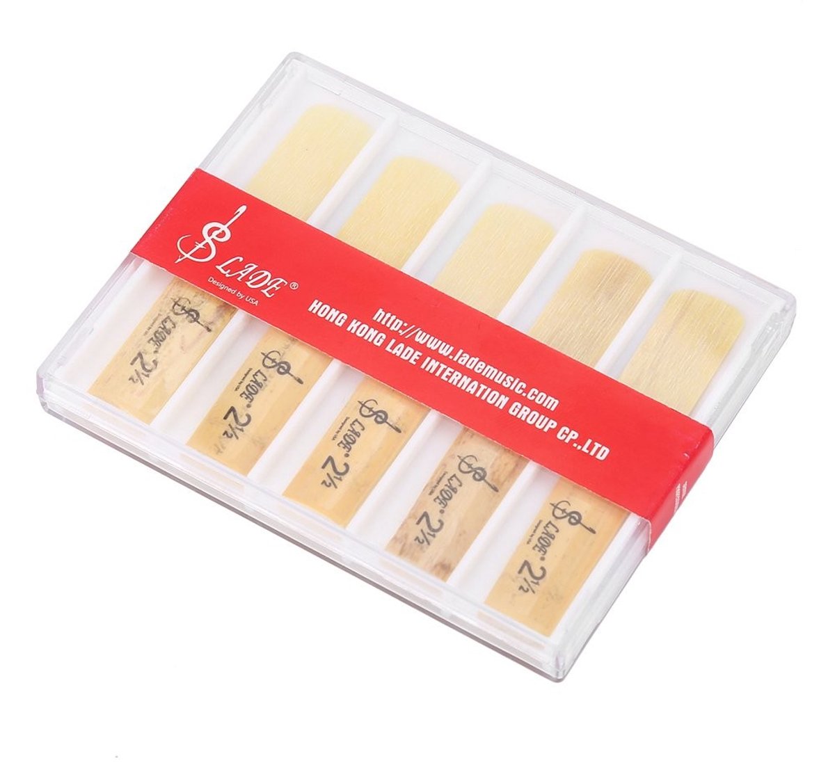 Dailygoods- Klarinetbladen 2.5 - Kunststof/Hout - 10 Stuks - Vervangingsriet - Geschikt voor Beginners - Eenvoudig te Gebruiken - Rietjes