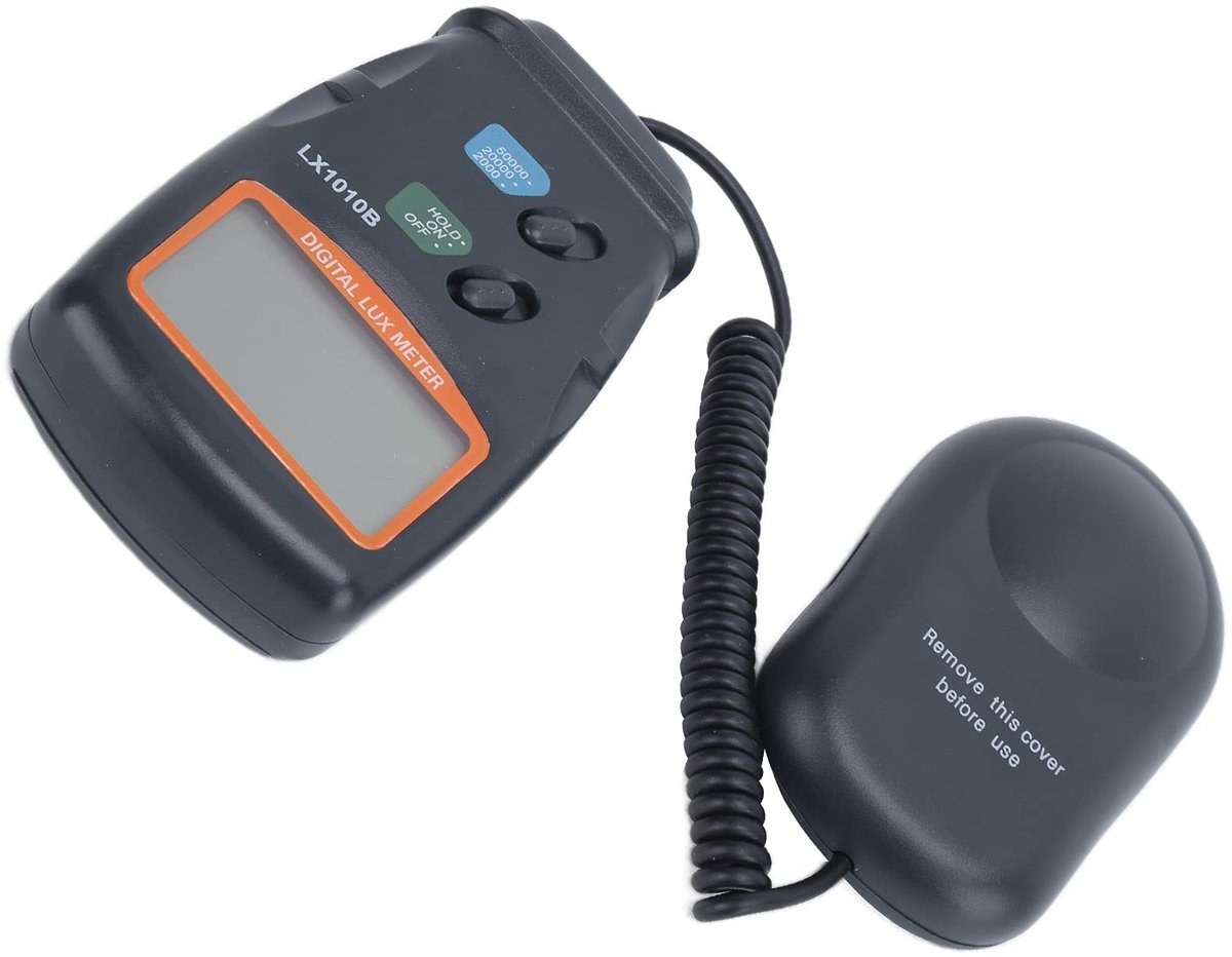 Dailygoods- Lichtmeter Nauwkeurige Sensor - Digitale Luxmeter - Lichtgewicht Ontwerp - Gebruiksvriendelijk - Ideaal voor Fotografie/Tuinbouw - LCD-scherm