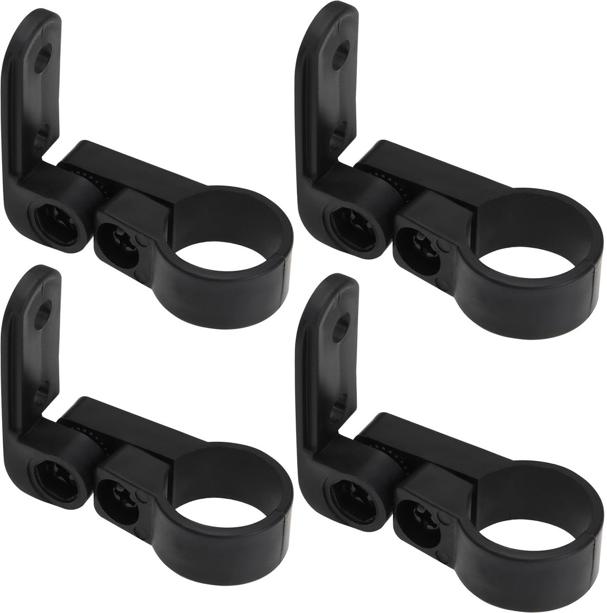 Allecto - Fietsreflector - Veiligheid - Zwart - Reflector Beugel
