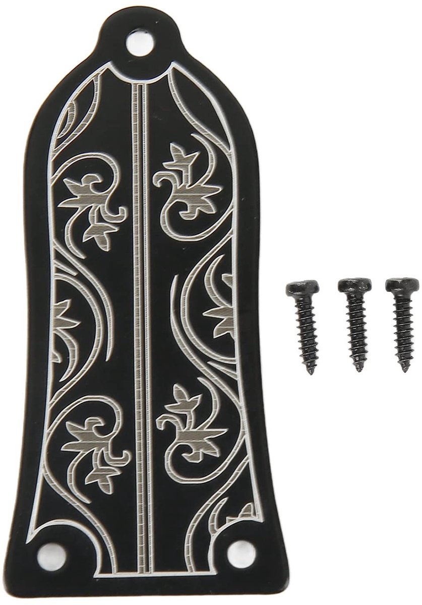 Dailygoods - Truss Rod Cover - Gitaar Accessoires - Eenvoudige installatie - Metalen Afdekplaat - Vervanging voor Les Paul - Geschikt voor Epiphone