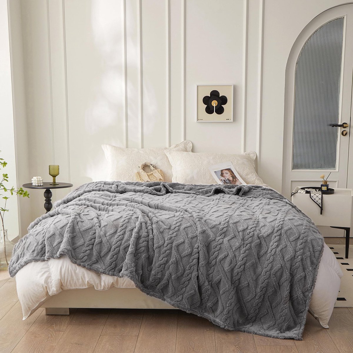 Dailygoods- Knuffeldeken Elektrisch - Zachte Microvezel - Onderhoudsvriendelijk - Bankdeken/Sprei - Ideaal als Geschenk - 150 x 200 cm - Woondeken