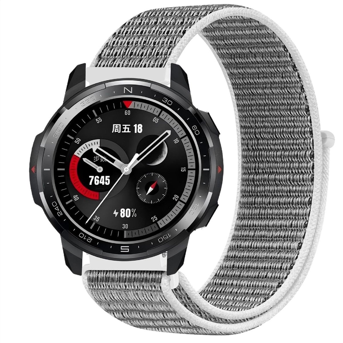 Dailygoods - Nylon Horlogeband voor Honor Watch GS Pro, 22 mm