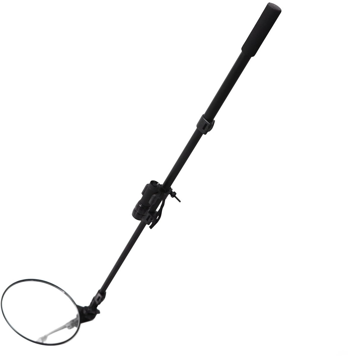 Dailygoods- Auto-inspectiespiegel 20 Cm - 360° Kijkhoek - Telescopisch - Mechanisch Spiegelgereedschap - Licht - Versterkt Kogelgewricht