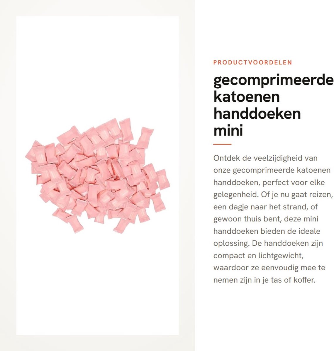 Dailygoods- Gecomprimeerde Handdoeken 30 Stuks - Katoenen Mini Handdoeken - Wegwerp Handdoeken - Reizen/Camping - Outdoor/Sporten - Compact en Lichtgewicht