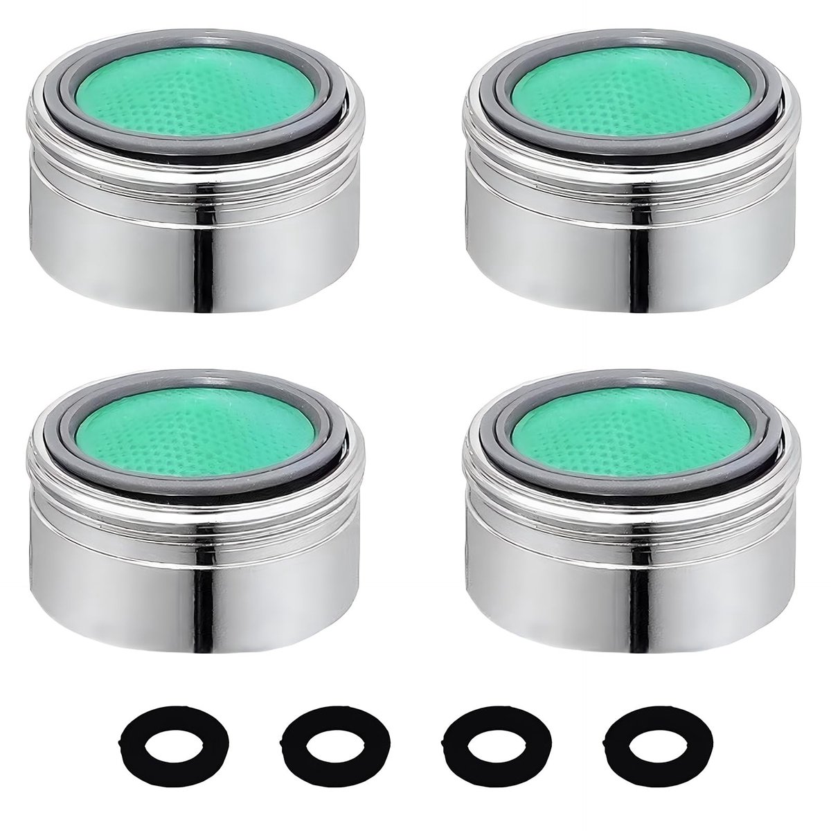 Dailygoods- Straalregelaars 4 stuks - Waterfilter voor waterbesparing - Douchefilter - Kraanfilter waterzuivering - Efficiëntie 5 l/min - Kalkbescherming en eenvoudige installatie