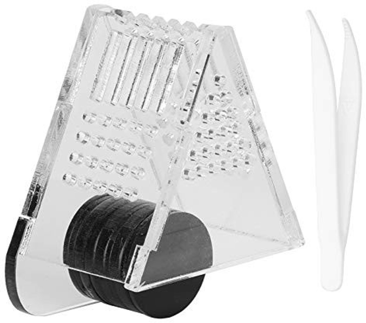 Dailygoods- Voercontainer - Aquarium Voederautomaat - Transparant Acryl - Magnetische Bevestiging - Voor Levend/ Droog Voer - 100% Tevredenheidsgarantie - Aquariumvoeder