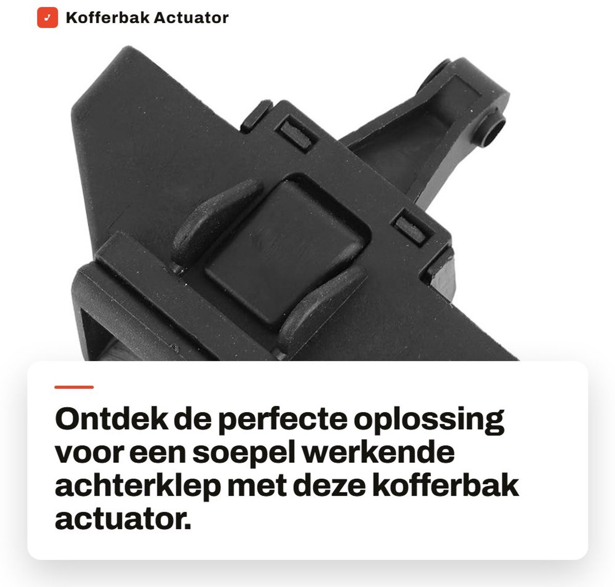 Dailygoods- Kofferslot Actuator - Achterklep Deurvergrendeling - Vervanging voor 7700838546/7700791731 - Slijtvast en Corrosiebestendig - Geschikt voor 2 - Gloednieuw - Deurslot