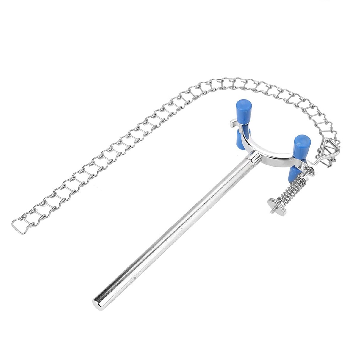 Dailygoods- Bekerkettingklem Vergrendelend - Verstelbaar - Roestvrij Staal - Laboratorium - Geschikt voor Bekerglas 80-150 mm - Duurzaam in Gebruik - Laboratoriumklem