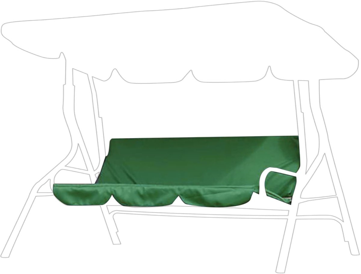 Dailygoods- Zitkussen Waterdicht - Schommelstoel Kussen - 150 x 50 x 10 cm - Polyester Taft - Duurzaam - Lichtgewicht - Schommelkussen