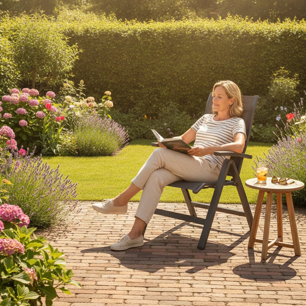 Kettler Altura Curve chaise de jardin réglable