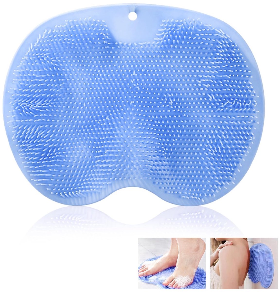 Dailygoods- Voetmassageapparaat Antislip - Voetborstel - Zuignap - TPR-Materiaal - Pedicure - Ontspanning