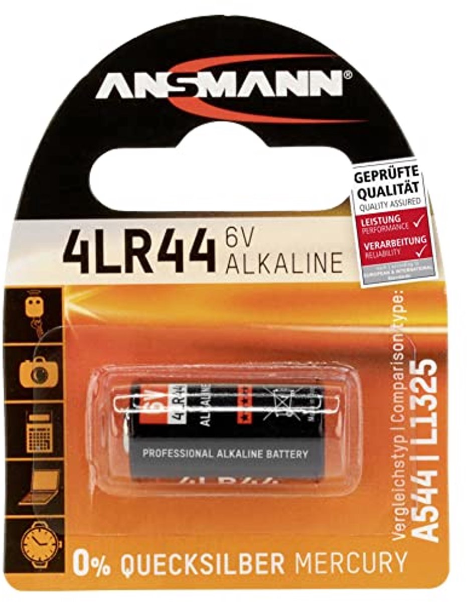 Batterij - Knoopcel - Apparaten Voeden - Hoge Energiedichtheid - 6 Volt - Oranje