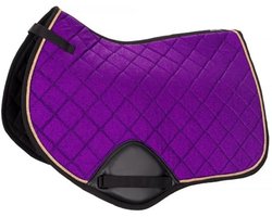 Zadeldek Paard - Barok Dekje - Paardrijden Training - Sierkoord Accent - Warmbloed Maat - Paars