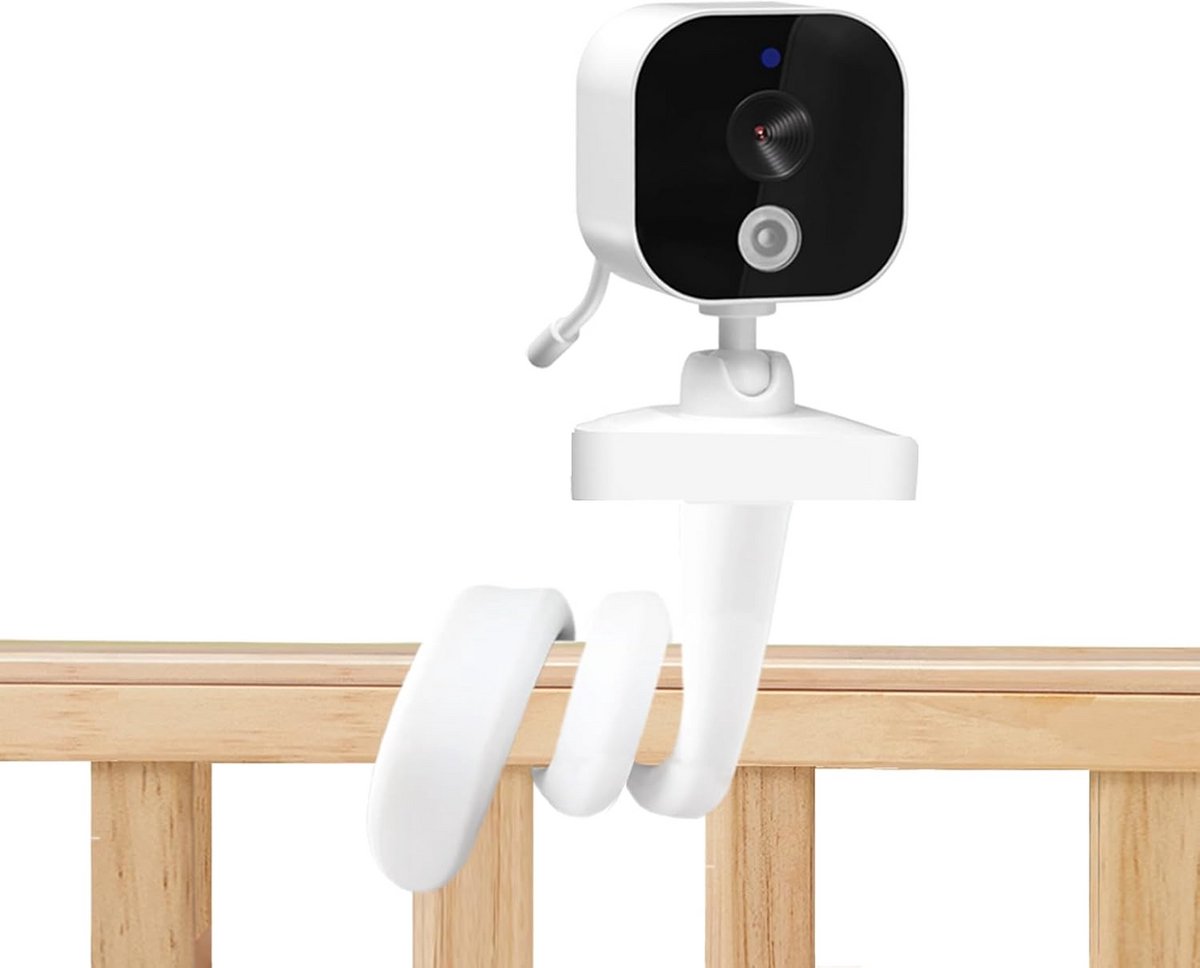 Babycamera Houder - Flexibele Stand - Babykamer Bewaken - Lichtgewicht Ontwerp - 11.9 x 9.1 cm - Wit
