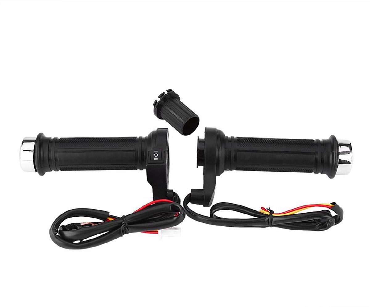 Dailygoods - Universele Elektrische Handgrepen - Warme Motorfiets Handvatten - Verwarmde Stuurgrip - 22 mm - Comfort en Stijl - Allround Gebruik
