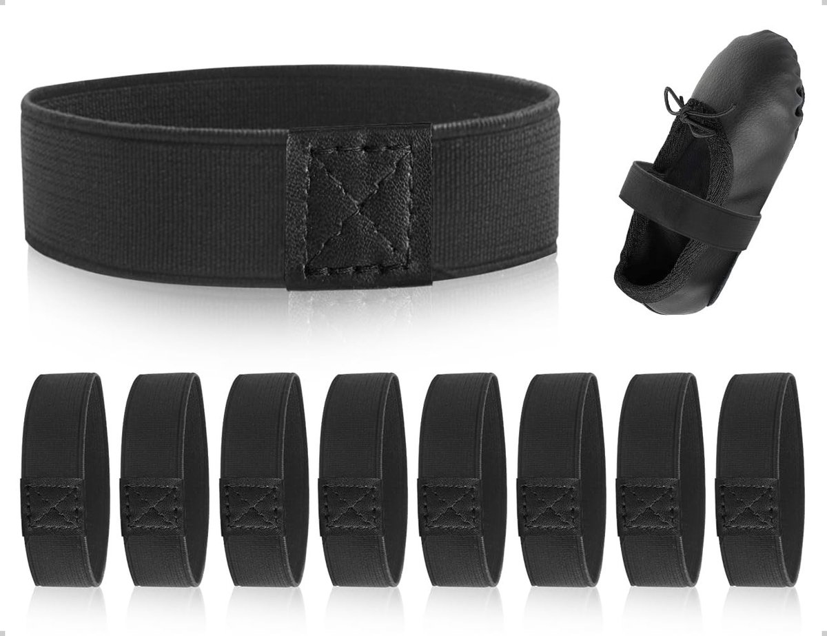 Dailygoods- Veters Elastisch - 4 Paar - Verstelbaar - Scheurvast - Voorkomt loslaten - Voor Sportschoenen - Schoenveters