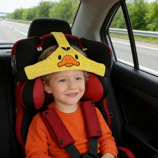 Dailygoods- Hoofdsteun Baby - Verstelbare Neksteun - Veiligheid Band Autostoel - Kinderzitje - Slaapsteun - Handwasbaar van Dailygoods — afbeelding 5