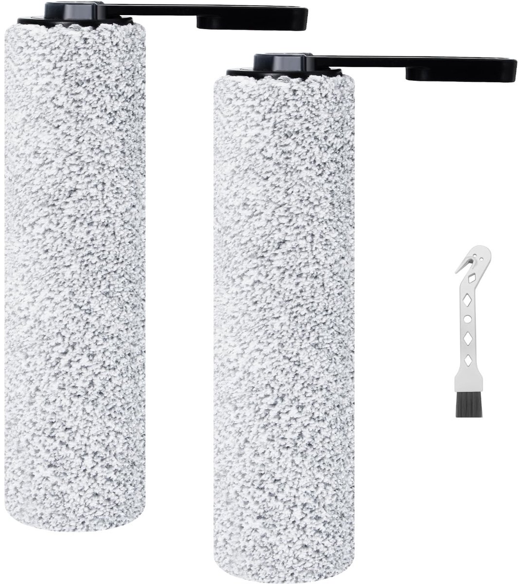 Dailygoods- Borstelrol - Reserveonderdelen voor Tineco Floor One S5 Combo - 2 Borstelrollen - 1 Reinigingsborstel - Geschikt voor nat-/droogzuiger - Hoogwaardige kwaliteit - Stofzuigerborstel