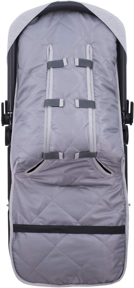 Voetenzak Kinderwagen - Babyzak - Baby Warm Houden - Zacht Teddyfleece - Universeel - Robot Space — afbeelding 3