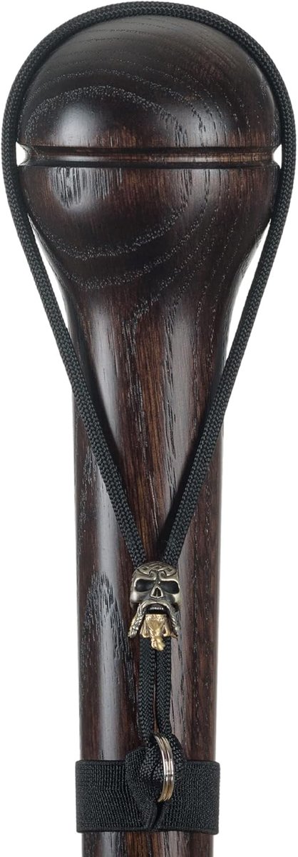 Houten wandelstok - Steunstok - Dagelijkse ondersteuning - Handgemaakt design - 91 cm - Natuurlijk hout
