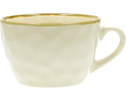 Ontbijt Cup - Koffie Mok - Warme Dranken - Vaatwasserbestendig - 420 ml - Gebroken Wit