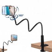 Syllect Tablet Houder – Ereader Houder – Telefoonhouder arm – 70 cm – Zwart - Geschikt voor Tablet, iPad, Telefoon, Ereader - Flexibel