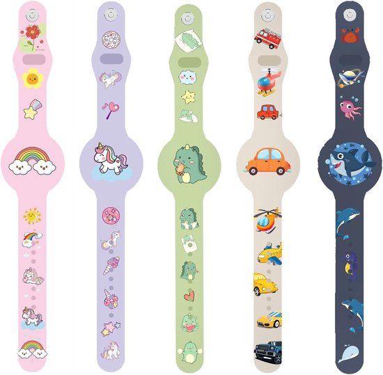 Kinder horloge - GPS armband – Werkt met Android Find My Hub – Waterdicht – Inclusief Tracker - Met Geluidssignaal