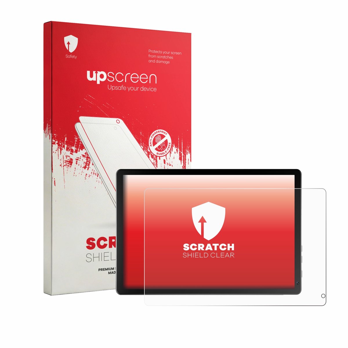upscreen - Screenprotector voor Muisoo MSOKB1001 10.1" - Folie Beschermfolie transparant