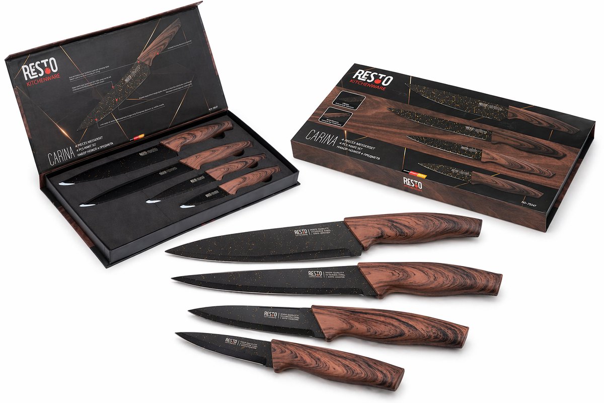 RESTO 95501 Carina Luxe Messenset - 4 stuks - In cadeauverpakking
