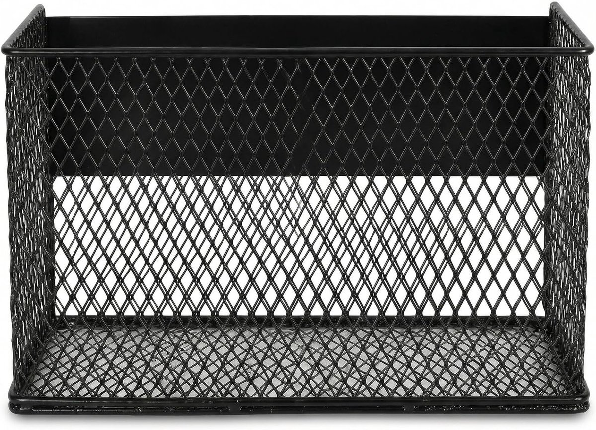 Kruidenrek voor koelkast, magnetisch zwart metalen rek voor specerijen, flessen en kruidenopslag aan de zijkant