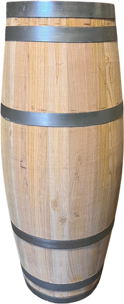 Sigaar Wijnvat / Regenton 100 Liter Kastanjehout - Deksel Los Met Handvat