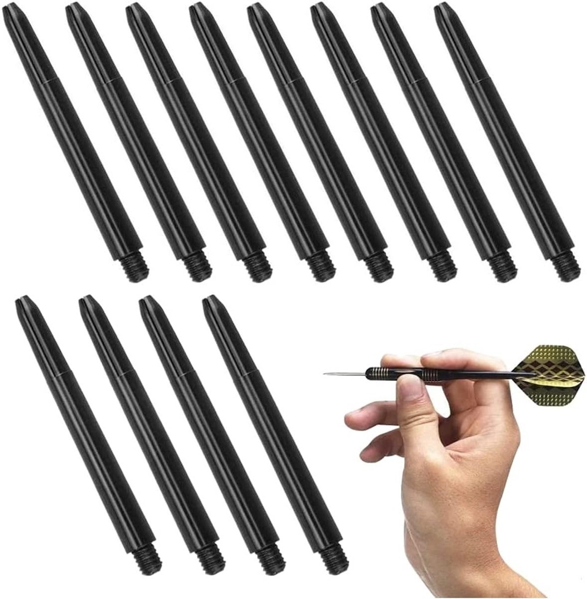 100 Stuks Verwijderbare Plastic Dartpijlen met Zachte Tips voor Elektronische Darts, Professionele Dartaccessoires en Vervangbare Dartpunten