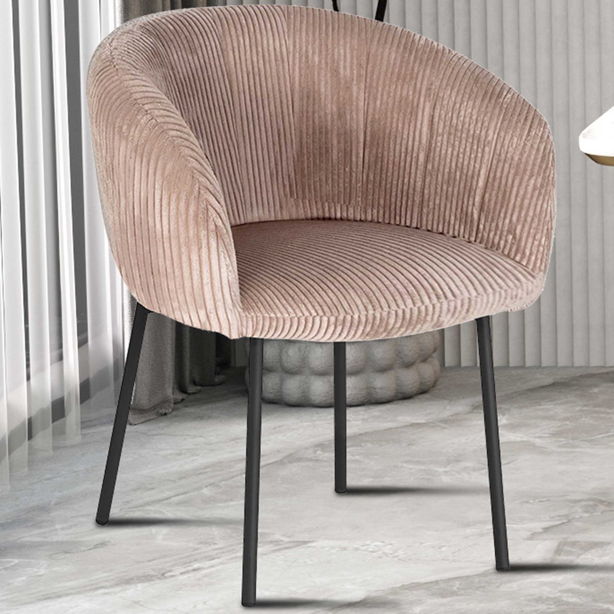 Stoel Sill | 57 X 62 X 79 Cm | Zandkleur