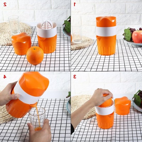 Multifunctionele Handpers voor Citrusvruchten, Handmatige Lemon en Lime Squeezer, Ideaal voor Thuisgebruik en Keukenaccessoires — afbeelding 3