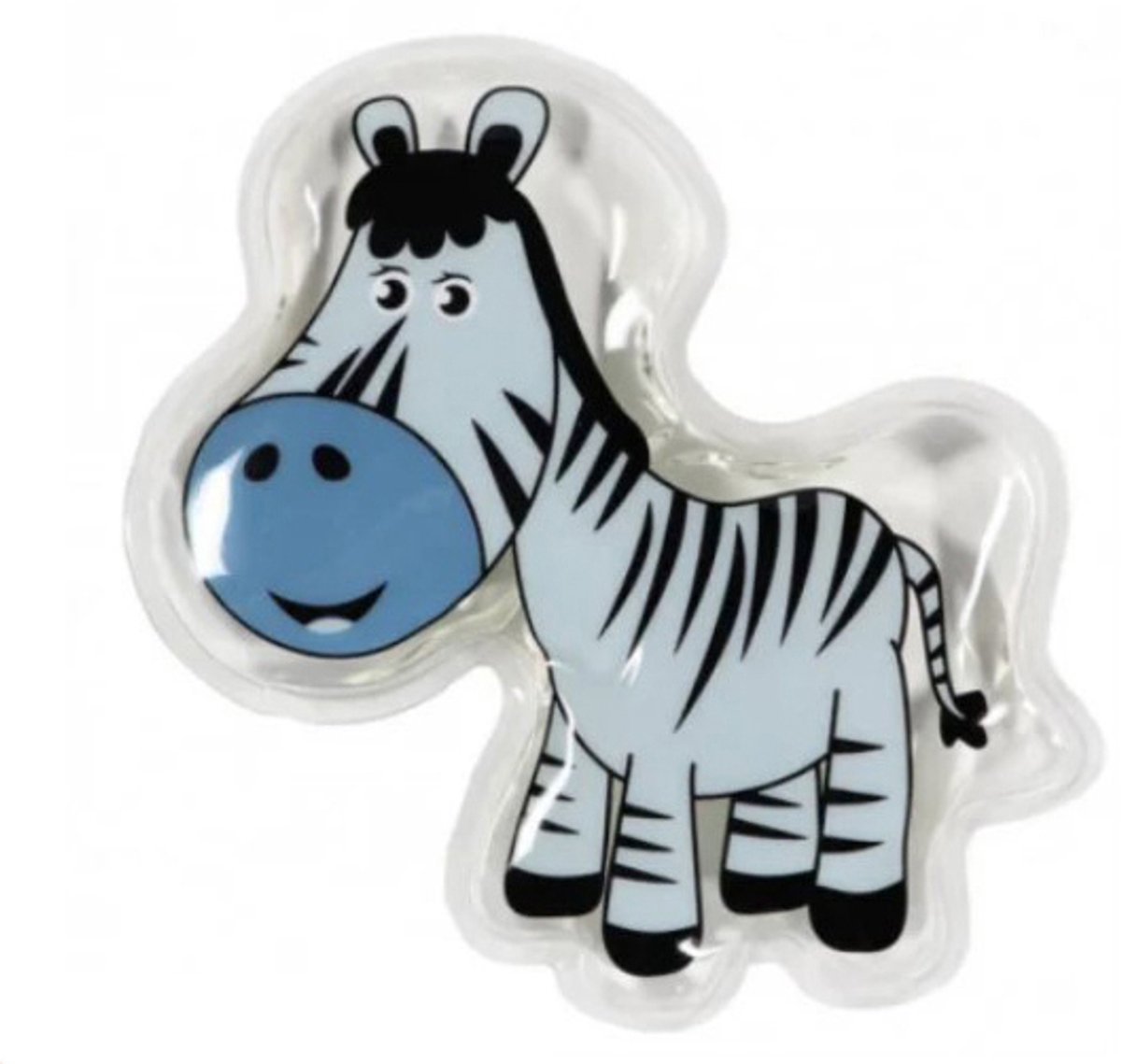 NTB - Herbuikbaar Coldpack - Mini - voor Kinderen - Zebra - Afmeting: 12 x 10 cm!