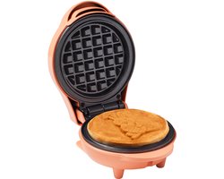 Bestron Wafelijzer - AMW500PEB - 550W - Mini wafel - Paashaas vorm - Oranje - 5 jaar garantie