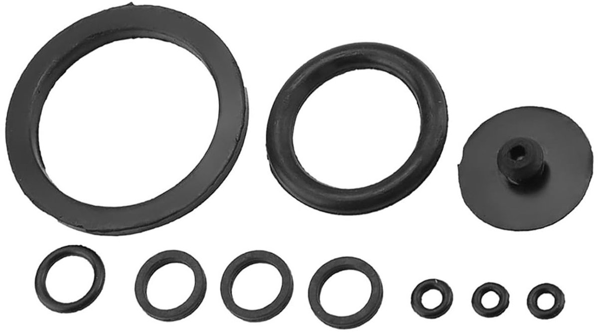 Dailygoods- Afdichtingsringen set van 10 stuks - Accessoires voor rubberspuitmachine - Herbruikbaar - Duurzaam - Hoogwaardig rubbermateriaal - Geschikt voor 3/5/8L - Rubberspuit