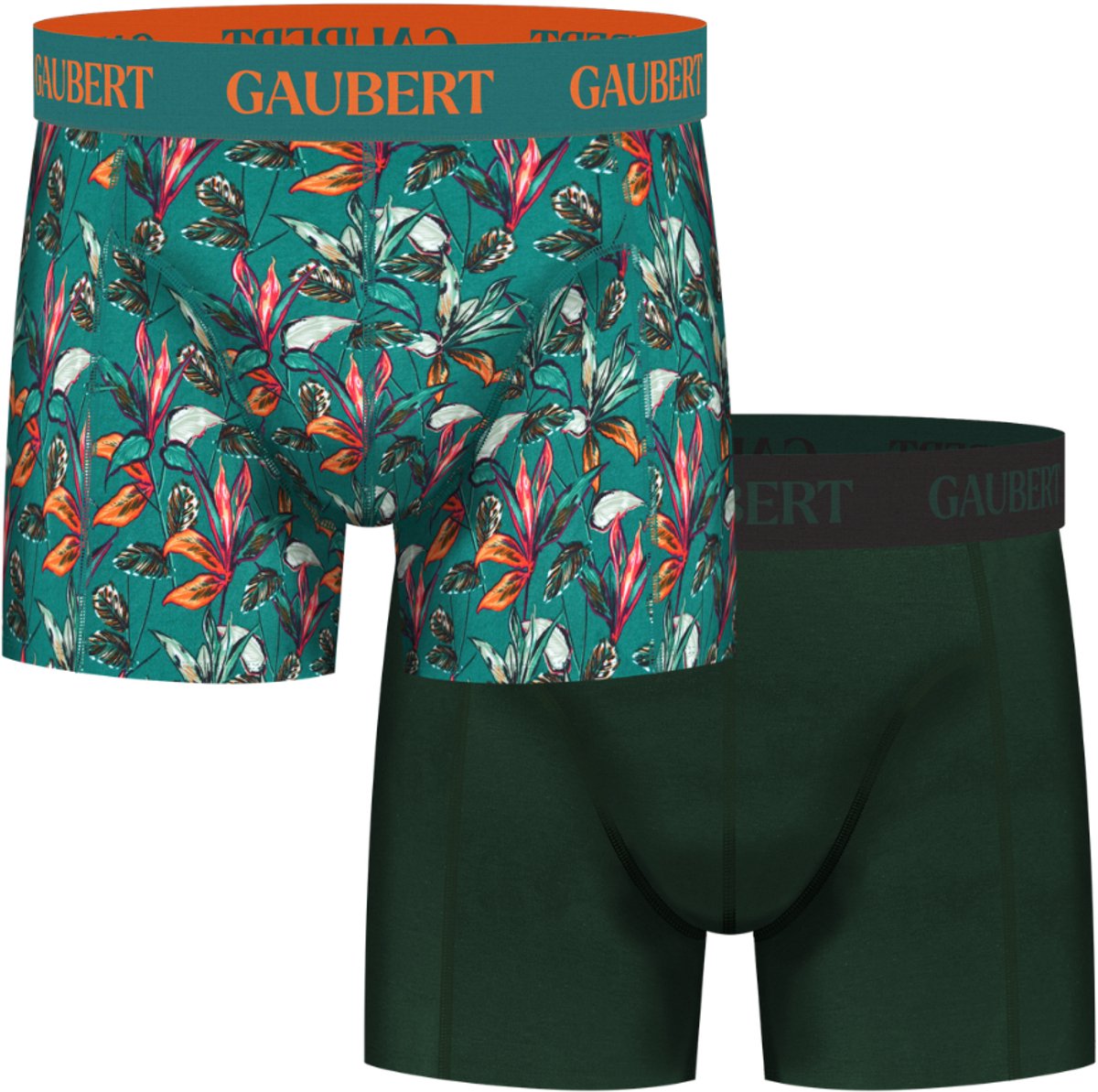 Bamboe Boxershorts Heren | Maat XXL | Gaubert | Trendy Felle Kleuren | 2 Stuks | Herfst